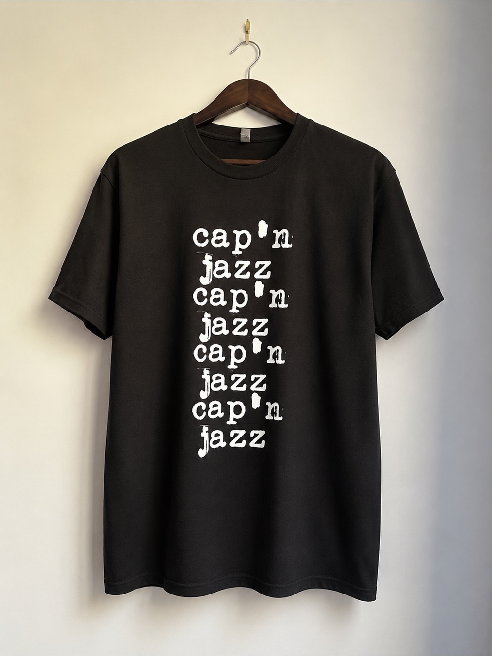 Cap’n Jazz Band T-Shirt – Black – XL – Brand New – Never Worn
